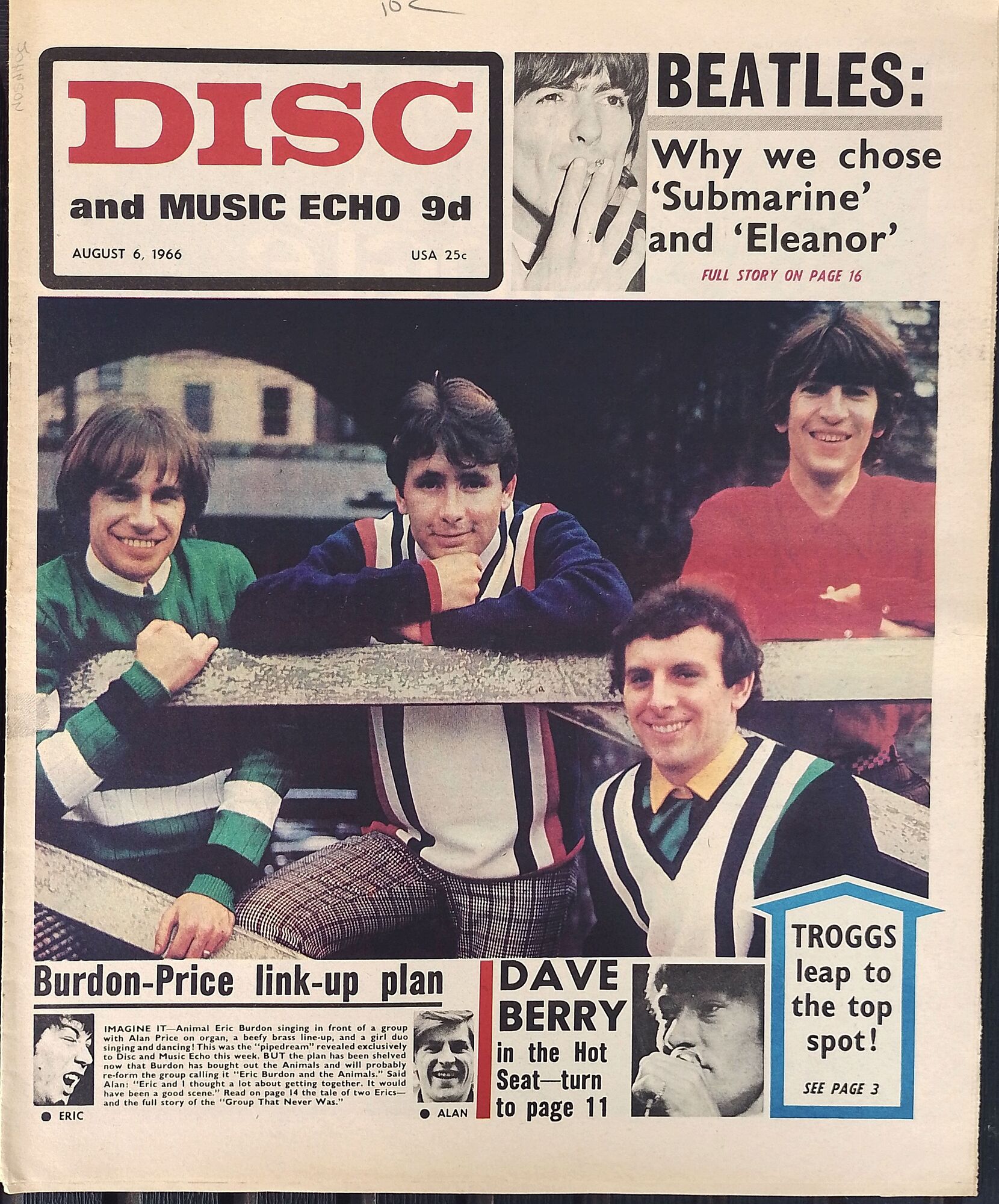 Cover of Disc, August 6, 1966