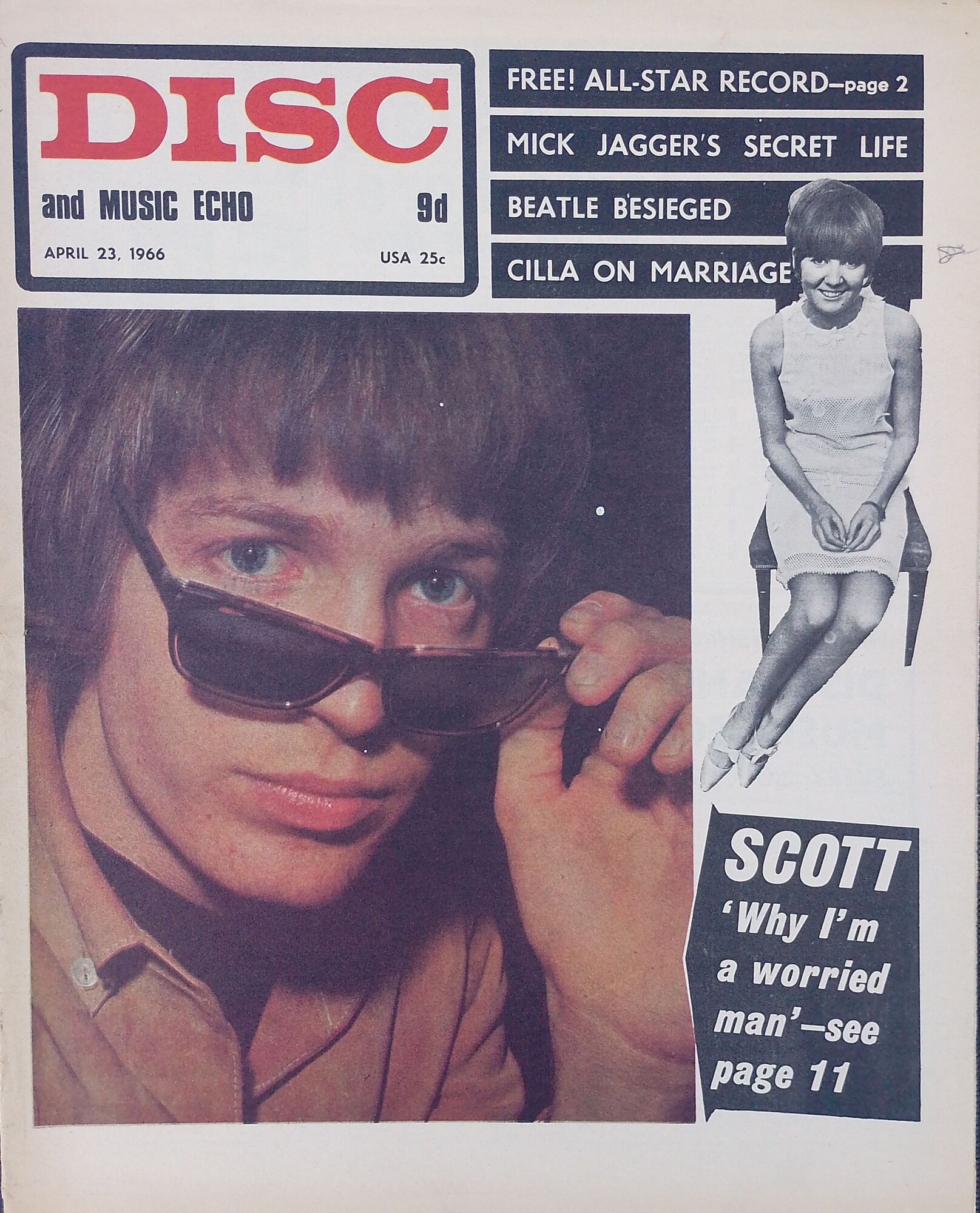 Cover of Disc, April 23, 1966