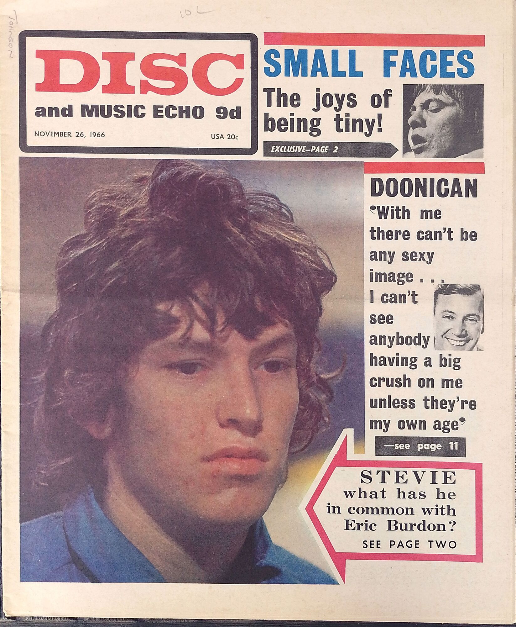 Cover of Disc, November 26, 1966