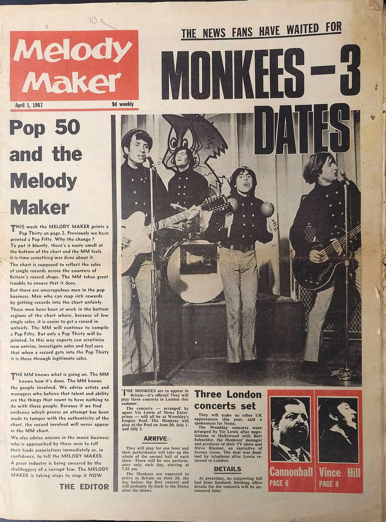 Melody Maker, April 1, 1967