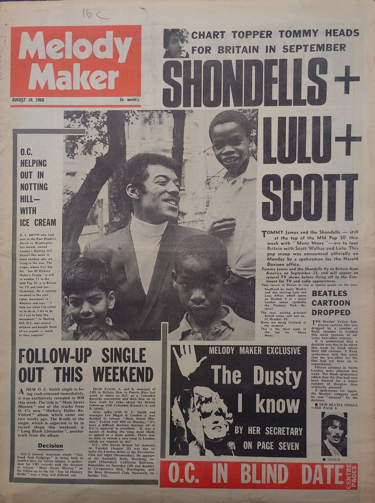 Melody Maker, August 10, 1968
