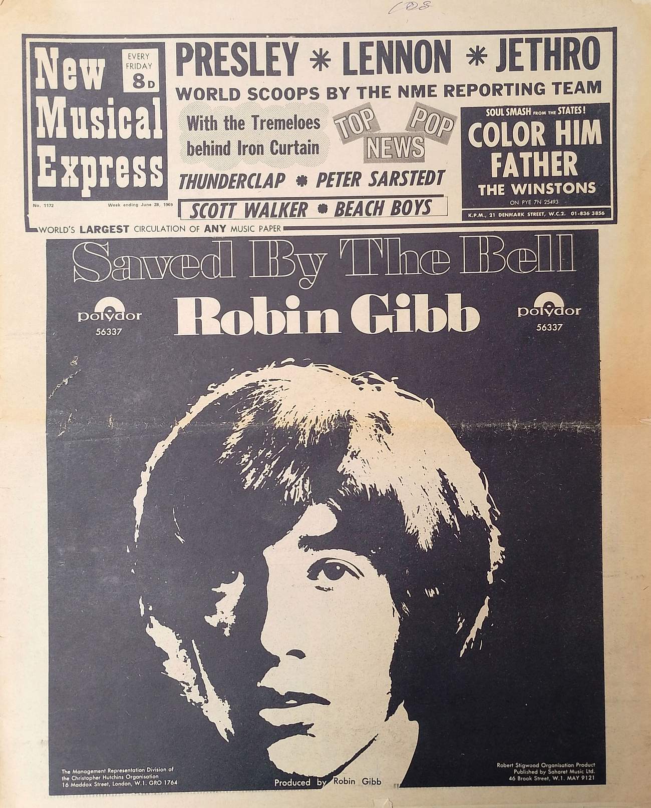 New Musical Express, June 28, 1969