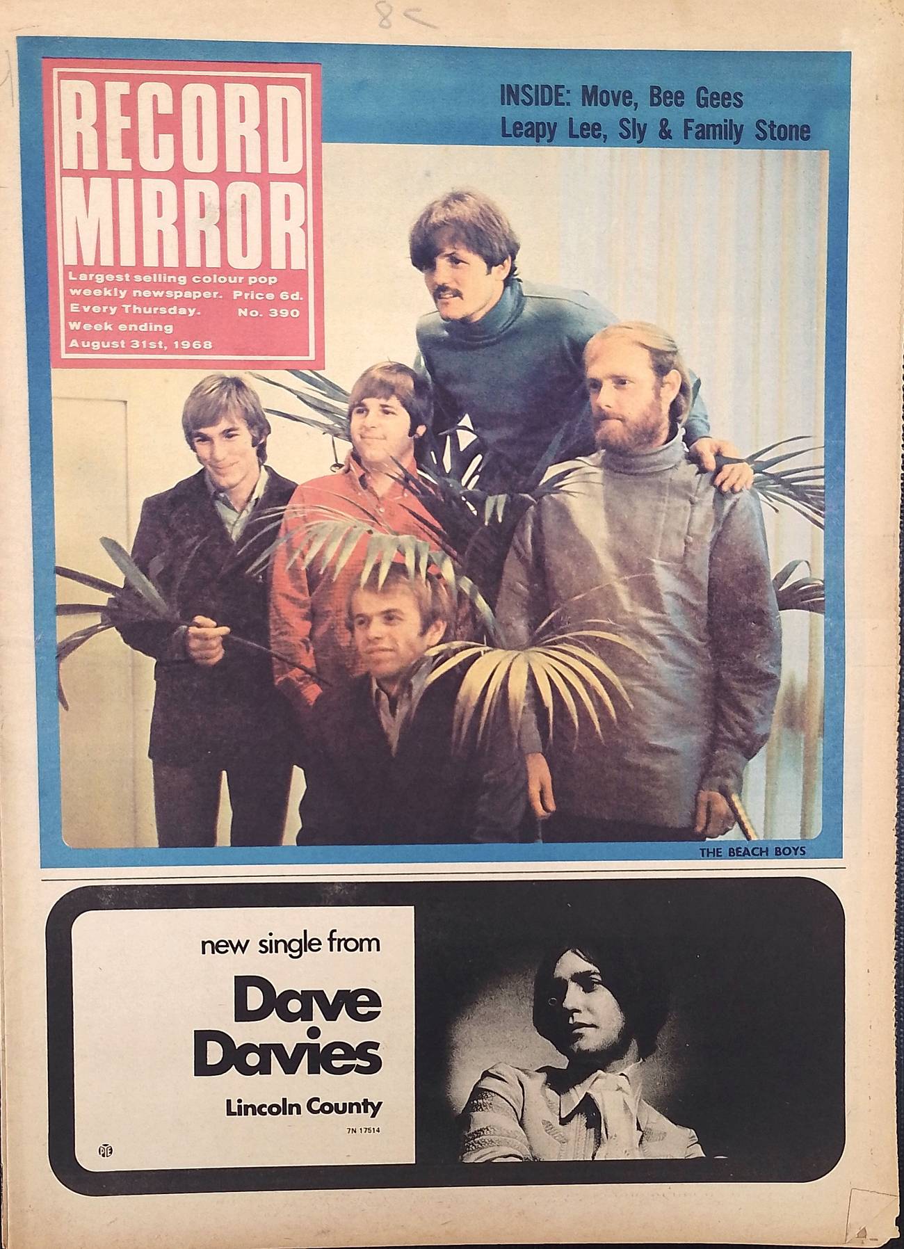 Record Mirror, August 31, 1968